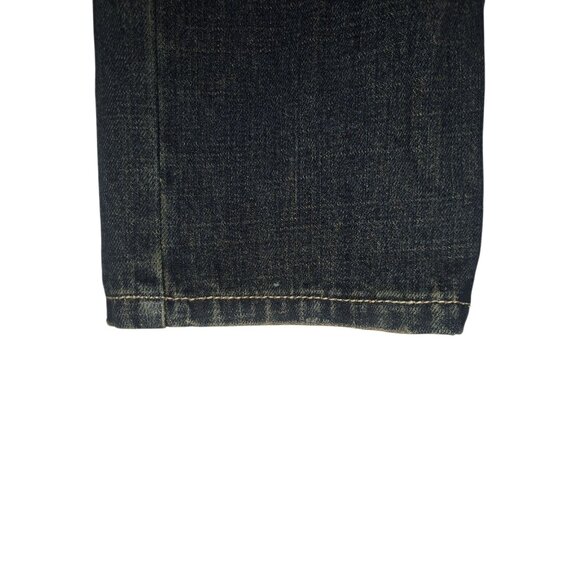 Levi's 569 Boys Jeans 5 Reg Adjustable Waist Loose Straight Fit Dark Wash - Picture 7 of 10